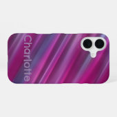 Pink Ombre Gradient iPhone 16 Hülle (Rückseite (Horizontal))