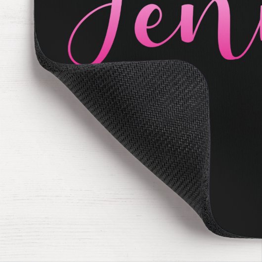Pink Ombre Jennifer Mousepad (Ecke)