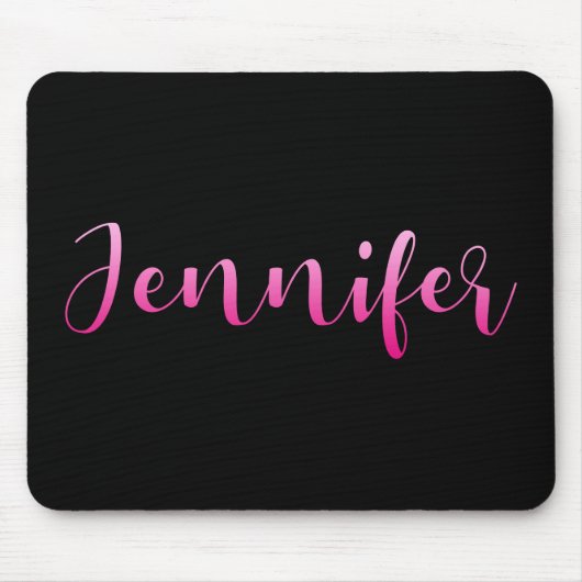 Pink Ombre Jennifer Mousepad (Vorne)