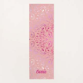 Pink Ombre Muster Yoga Mat Yogamatte