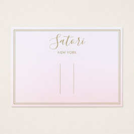 Pink Ombre Script Haarschnitt Zubehör Anzeige