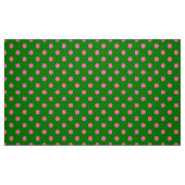 Pink On Green Polka Dots Pattern Design  Stoff (Fat Quarter (45,7 x 55,9 cm))