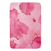 Pink on Pink Abstract Badematte (Vorderseite Vertikal)