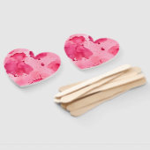 Pink on Pink Abstract  Fächer (Non-assembled)