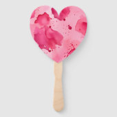 Pink on Pink Abstract  Fächer (Vorderseite)