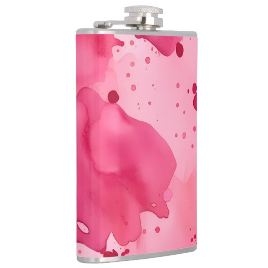 Pink on Pink Abstract Flachmann (Rechts)