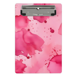 Pink on Pink Abstract Mini Klemmbrett