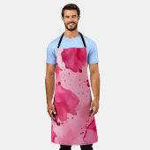 Pink on Pink Abstract Schürze (Getragen)