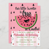 Pink One in Melon Watermelon Giro del Malcantone Einladung (Vorne/Hinten)