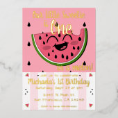 Pink One in Melon Watermelon Giro del Malcantone Folieneinladung (Vorderseite)