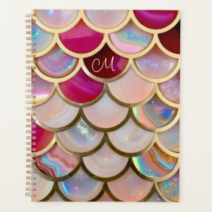 Pink Opal Iridescent Mermaid Scales Planer