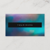 Pink Opal Ocean Blue Lila Black Makeup Stylist Visitenkarte (Vorderseite)