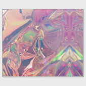 Pink Opal Shiny Textur Geschenkpapier (Flach)