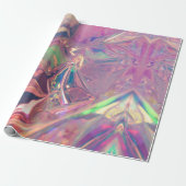 Pink Opal Shiny Textur Geschenkpapier (Ungerollt)