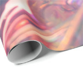 Pink Opal Shiny Textur Geschenkpapier (Rolleneckpunkt)