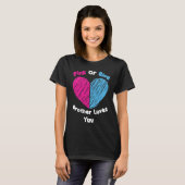 Pink Or Blue Brother Loves You Gender Reveal T-Shirt (Vorne ganz)