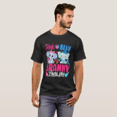 Pink Or Blue Granny Loves You Gender Reveal Elepha T-Shirt (Vorne ganz)