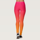 PINK ORANGE GRADIENT LEGGINGS (Rückseite)