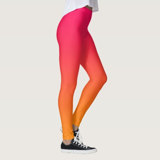 PINK ORANGE GRADIENT LEGGINGS (Rechts)