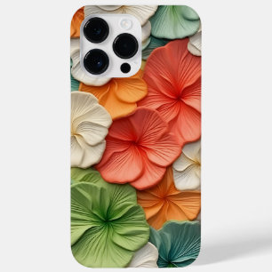 PINK ORANGE GREEN WHITE 3-D SEHEN BEGONIA BLUME Case-Mate iPhone 14 PRO MAX HÜLLE
