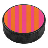Pink & Orange Hockey Puck (3/4)