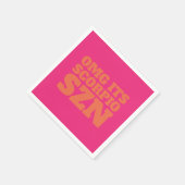 Pink Orange OMG Es ist Scorpio SZN Cool Serviette (Ecke)