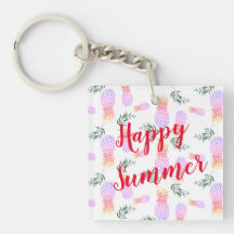 PINK & ORANGE PINEAPPLE GLÜCKLICHER SOMMER