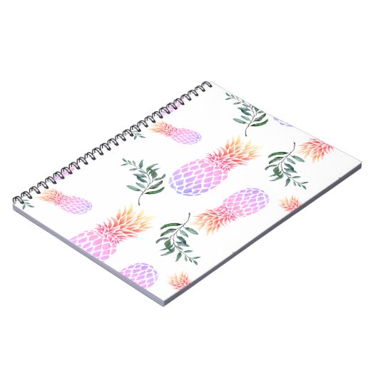 PINK & ORANGE PINEAPPLE NOTIZBLOCK (Linke Seite)