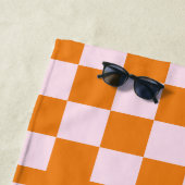 Pink Orange Summer Last Splash Bachelorette Strandtuch (Beispiel)