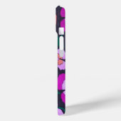 Pink Orange und Black iPhone Case (Rückseite / Links)