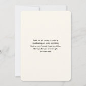 Pink, Orange & White Roses Bouquet Vielen Dank Dankeskarte (Rückseite)