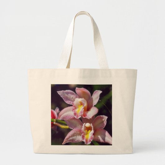 Pink Orchid Bag Jumbo Stoffbeutel (Vorne)