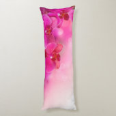 Pink Orchid Blooming Body Pillow Seitenschläferkissen (Rückseite (Vertikal))