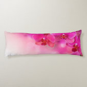 Pink Orchid Blooming Body Pillow Seitenschläferkissen (Rückseite)