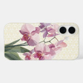 Pink Orchid Botanical Case-Mate iPhone Hülle (Rückseite (Horizontal))