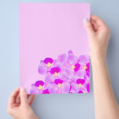 Pink Orchid Bouquet Flyer (Hand)