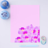 Pink Orchid Bouquet Flyer (Einzeln)