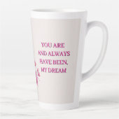 Pink Orchid Bouquet With Delicate Blooms Milchtasse (Rechts)