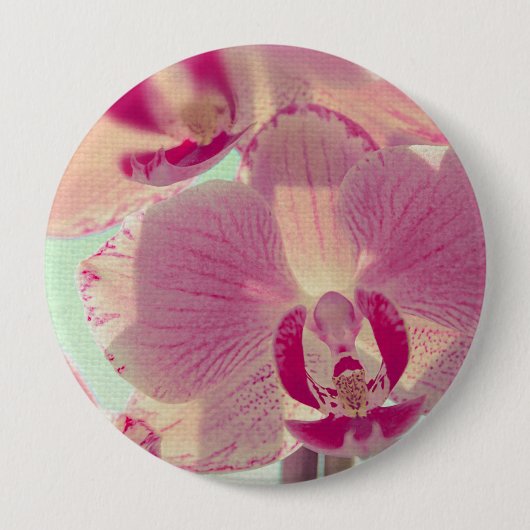Pink Orchid Button (Vorderseite)