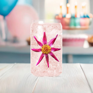 Pink Orchid Dahlia Bloom Floral Dosenglas