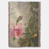 Pink Orchid Decke (Vorderseite Vertikal)