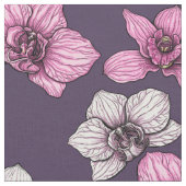 Pink orchid flowers stoff (Nahaufnahme)