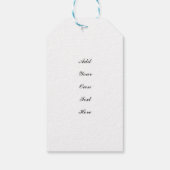 Pink Orchid Geschenkanhänger (Rückseite)