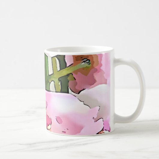 Pink Orchid Kaffeetasse (Rechts)