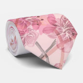 Pink Orchid Krawatte (Gerollt)
