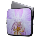 Pink Orchid Laptopschutzhülle (Vorderseite Links)