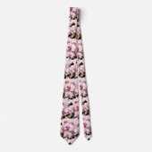Pink Orchid Neck Tie Krawatte (Vorderseite)