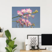 Pink Orchid Poster (Heimbüro)