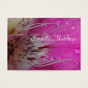 Pink Orchid Save the Date
