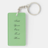 Pink Orchid Schlüsselanhänger (Rückseite)